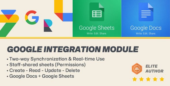 Módulo Google Docs & Sheets para Perfex